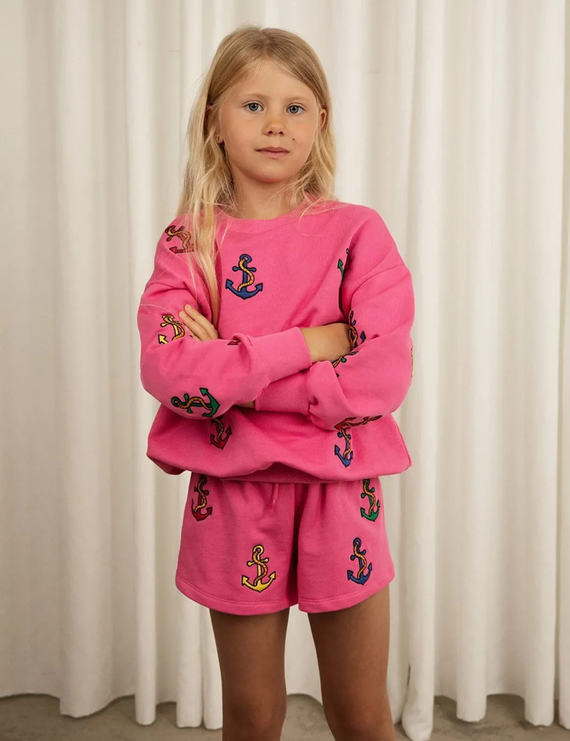 Anchor Broderade Sweatshorts