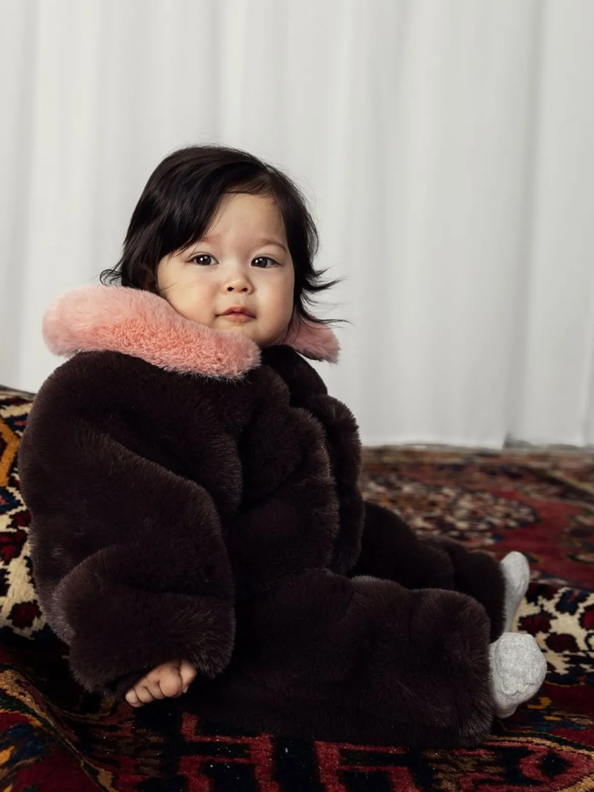 Babyoverall i Fuskpäls