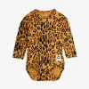 Basic Leopard Långärmad Body