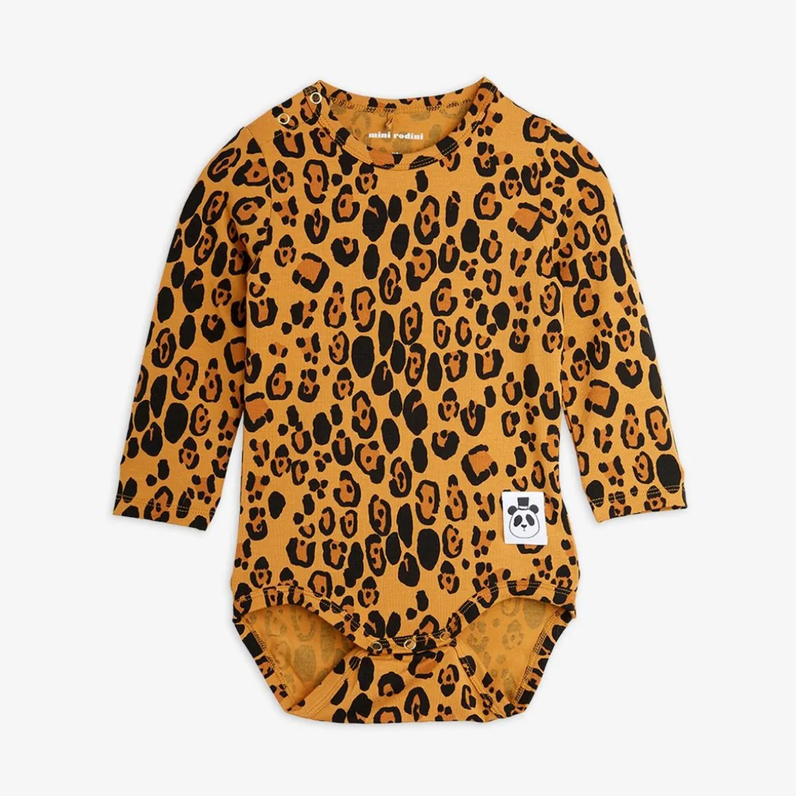 Basic Leopard Långärmad Body