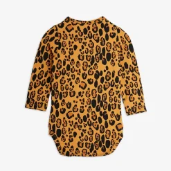 Basic Leopard Långärmad Body