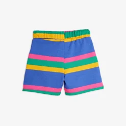 Blue Stripe Sweatshorts