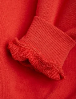Bonjour Tristesse Sweatshirt Röd