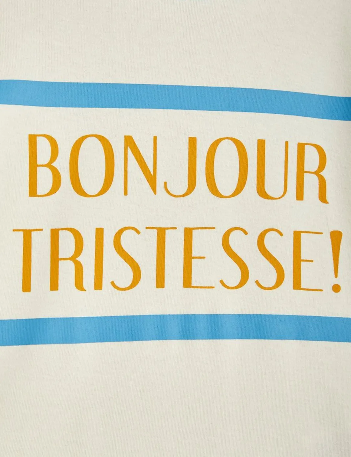 Bonjour Tristesse T-Shirt Blå
