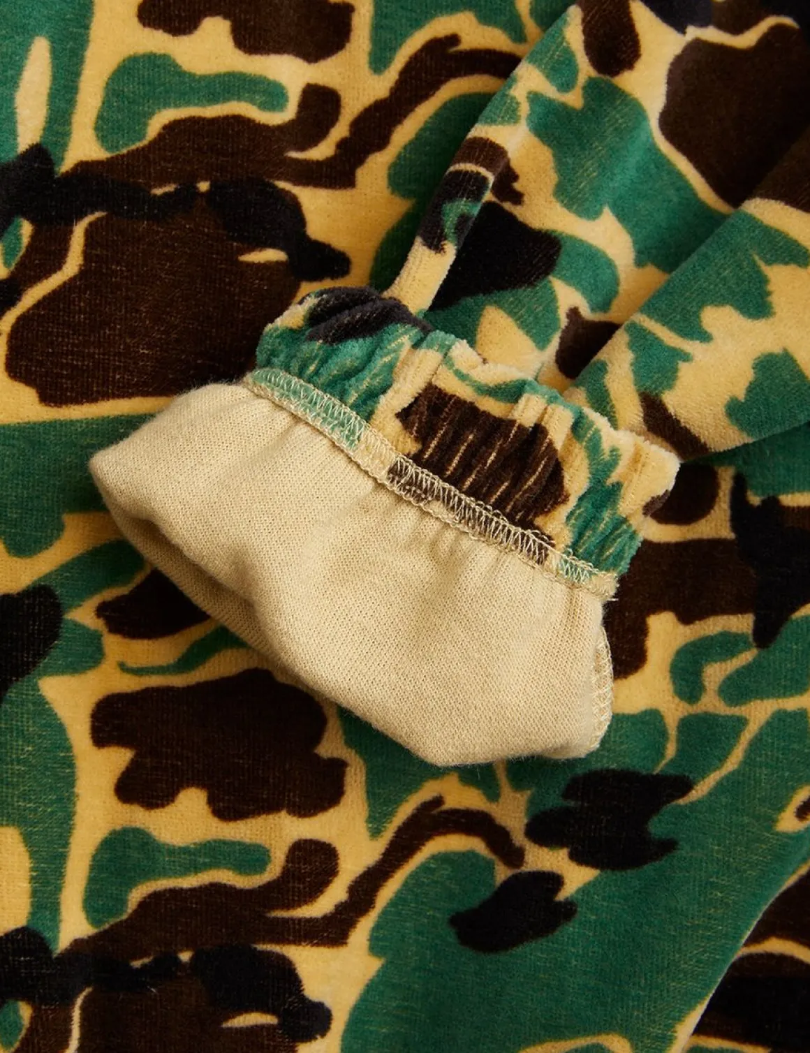 Camo Velour Sweatshirt