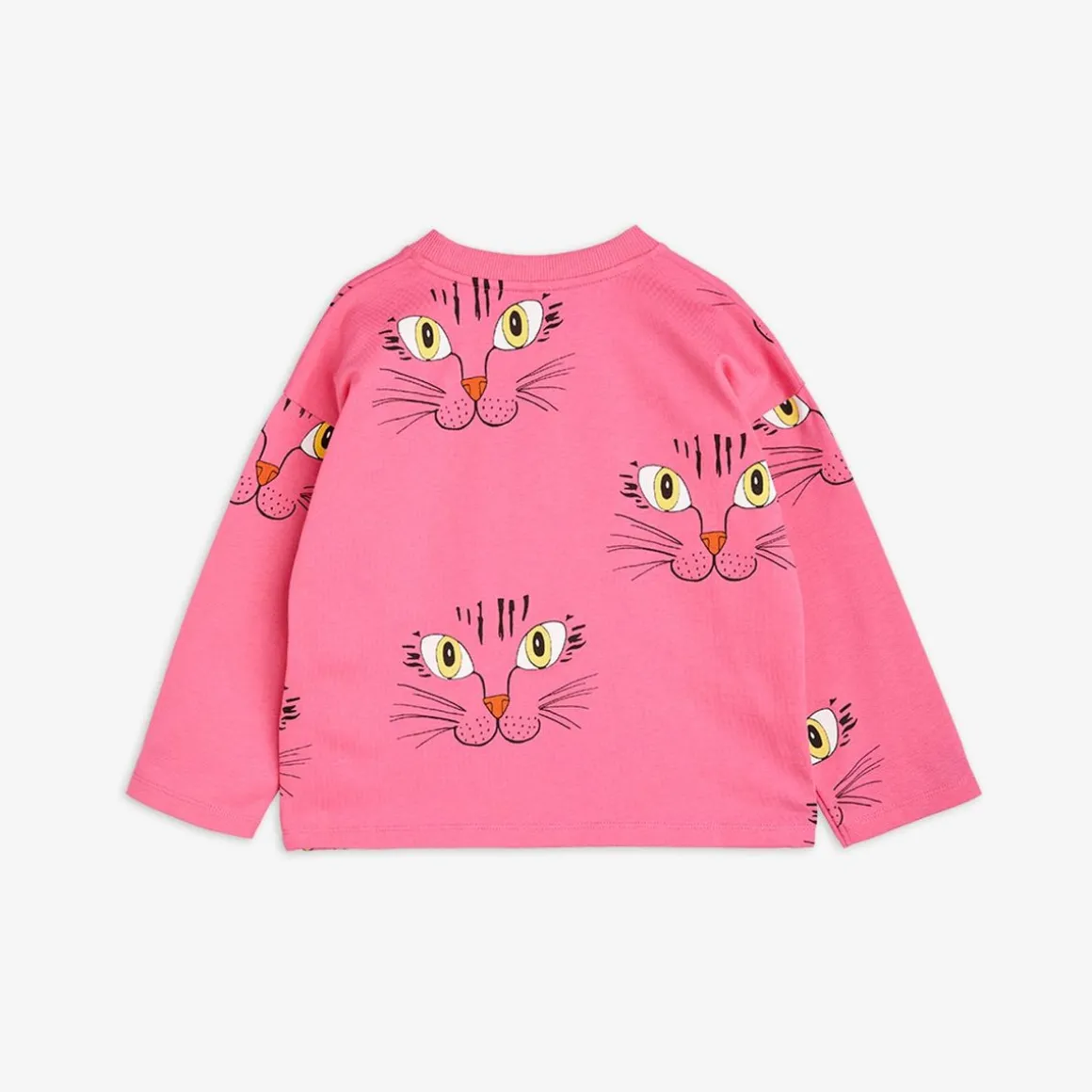Cat Face Långärmad T-Shirt