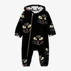 Cat Face Onesie i Velour
