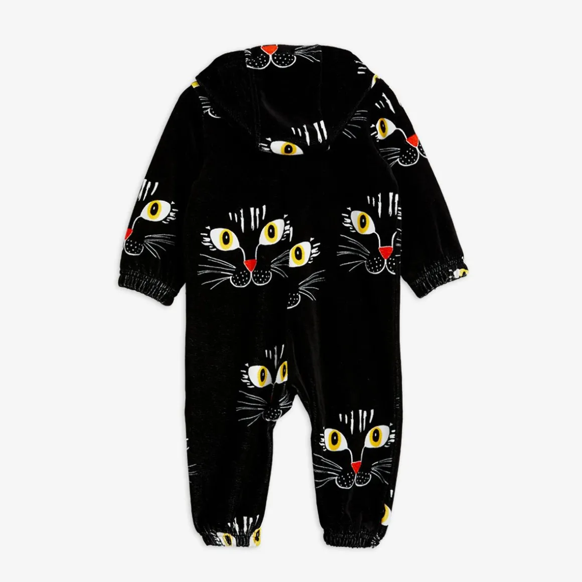Cat Face Onesie i Velour