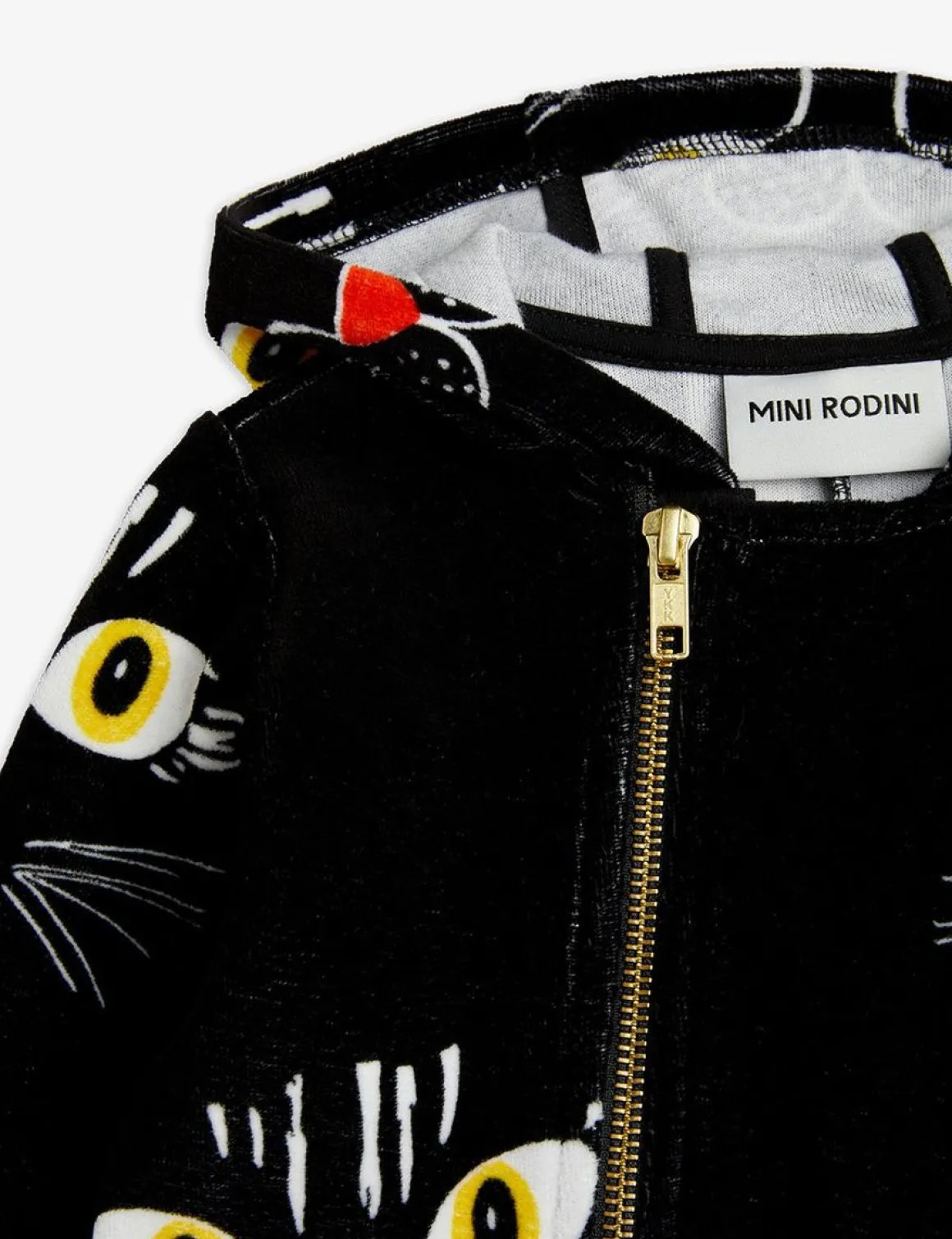 Cat Face Onesie i Velour
