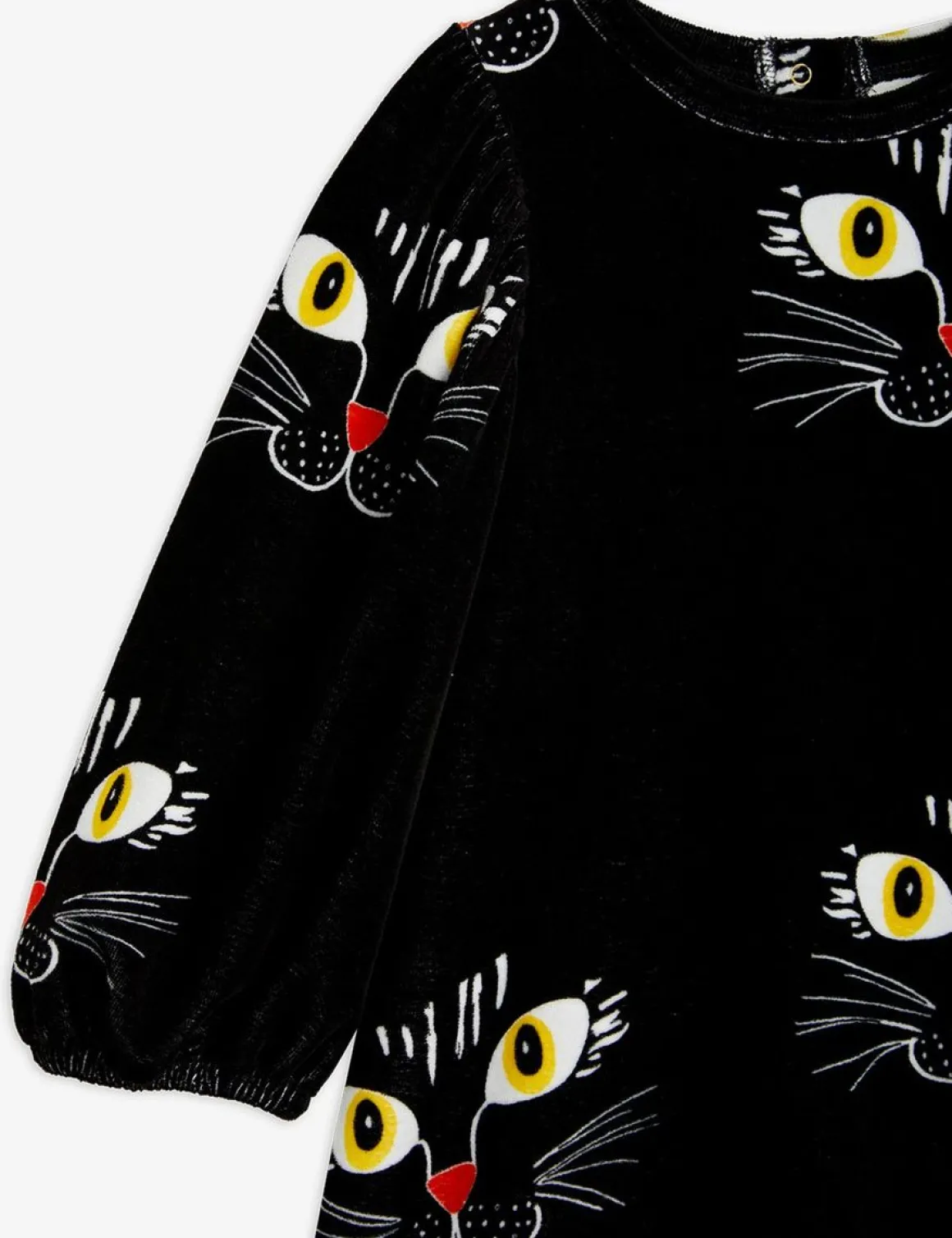Cat Face Velourklänning
