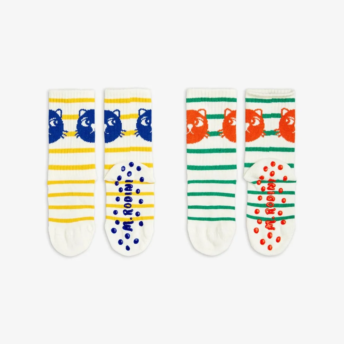 Cats strumpor med halkskydd 2-pack