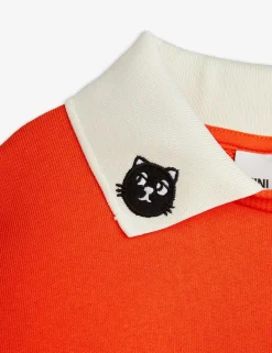 Cats sweatshirt med krage