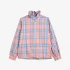 Check Vuxen Vävd Flanellblus