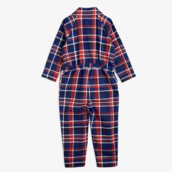 Check Vävd Flanell Jumpsuit