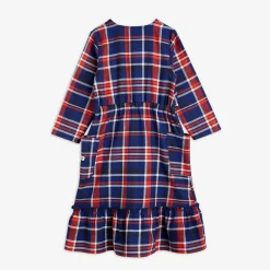 Check Vävd Flanellklänning