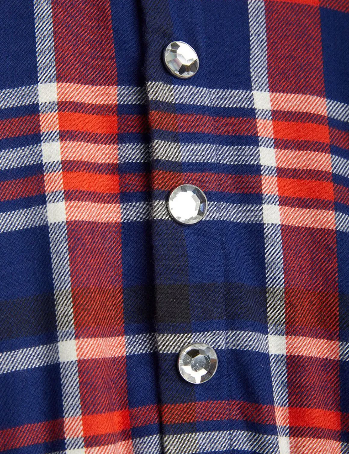 Check Vävd Flanellklänning