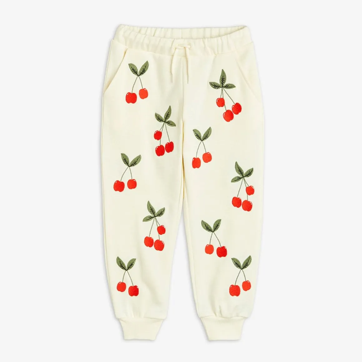 Cherry Broderade Sweatpants Offwhite