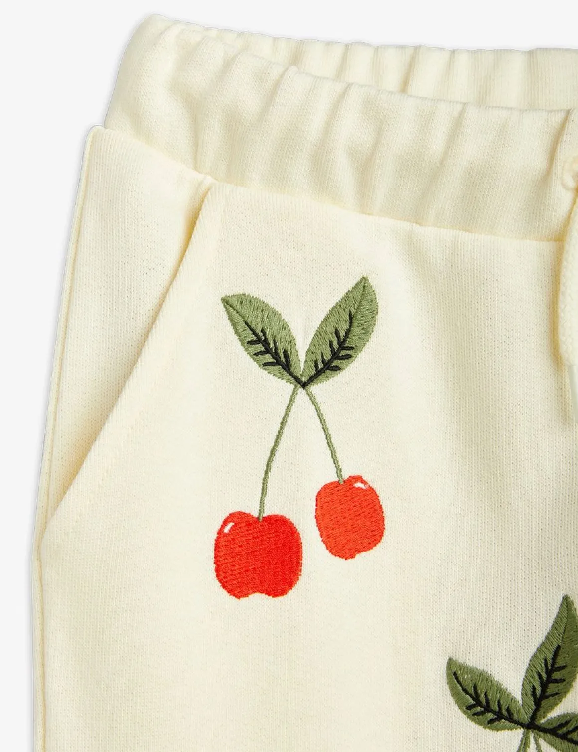 Cherry Broderade Sweatpants Offwhite