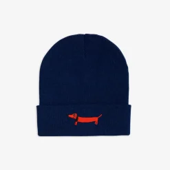 Dog stickad beanie