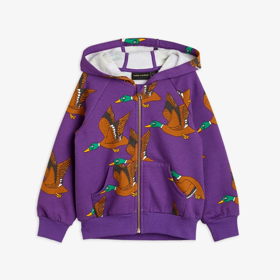 Ducks Hoodie med Dragkedja