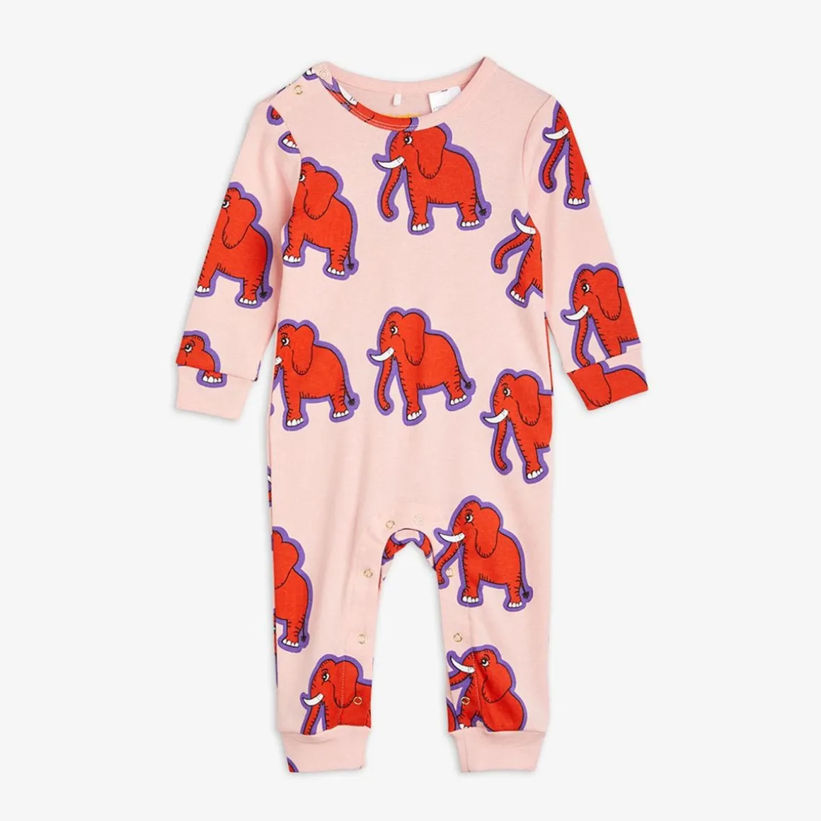 4 Elephants Baby Jumpsuit Rosa
