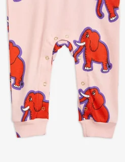 4 Elephants Baby Jumpsuit Rosa