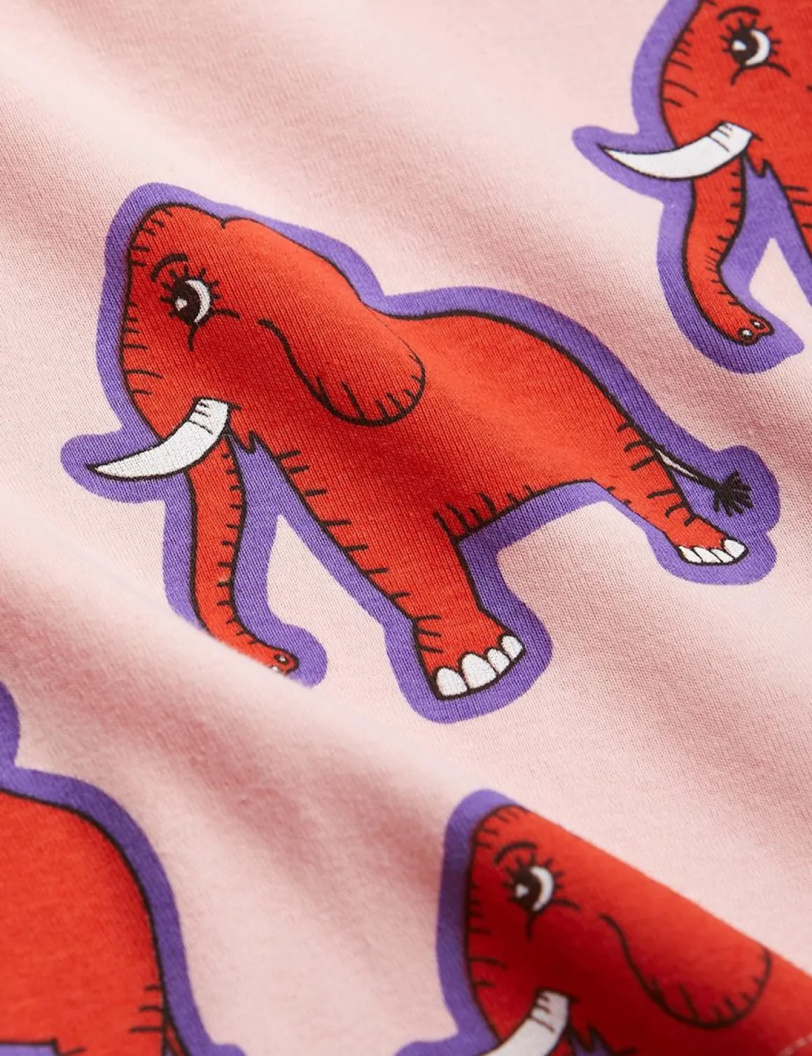 4 Elephants Baby Jumpsuit Rosa