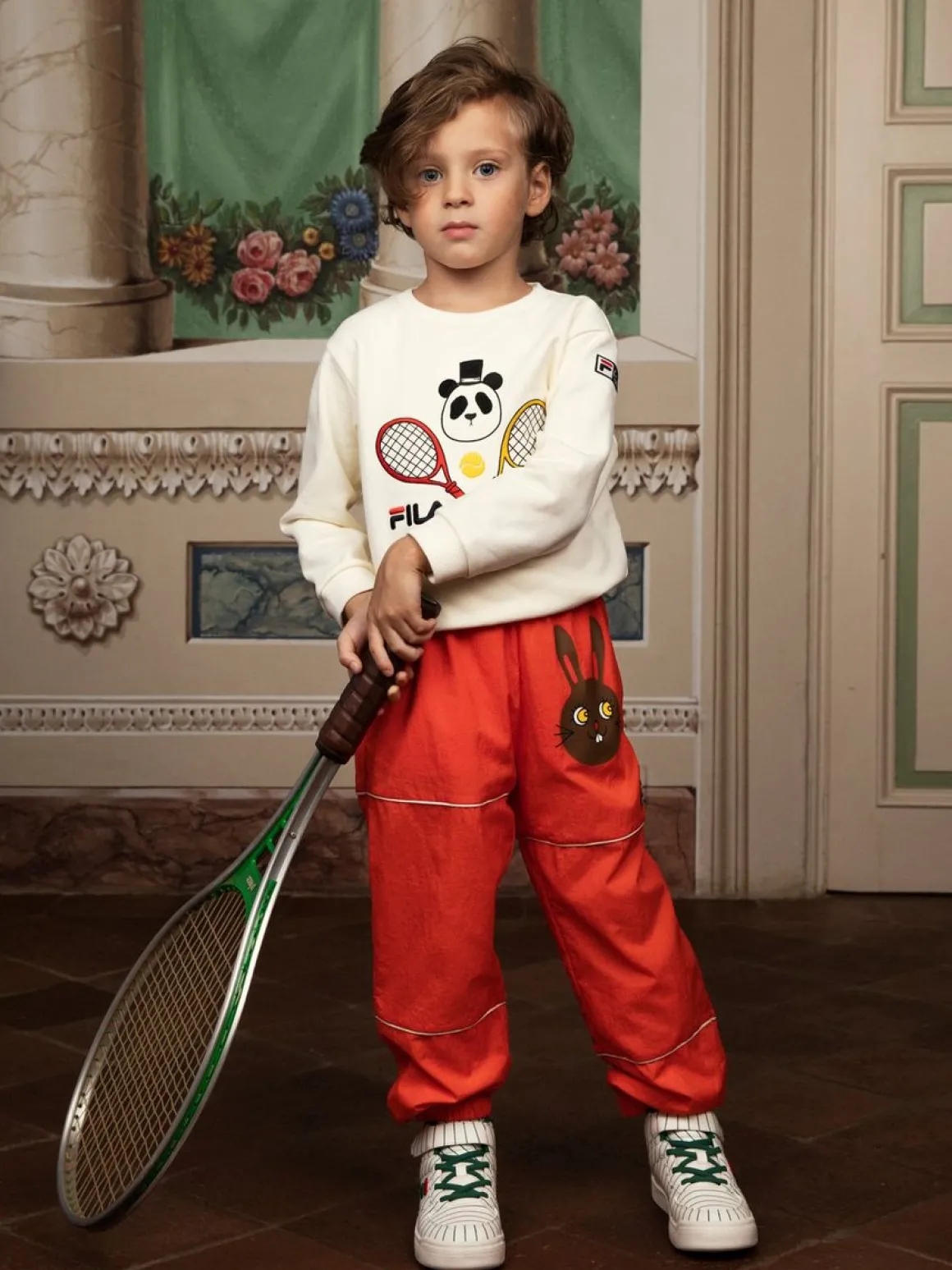 FILA x M.Rodini Broderad Sweatshirt