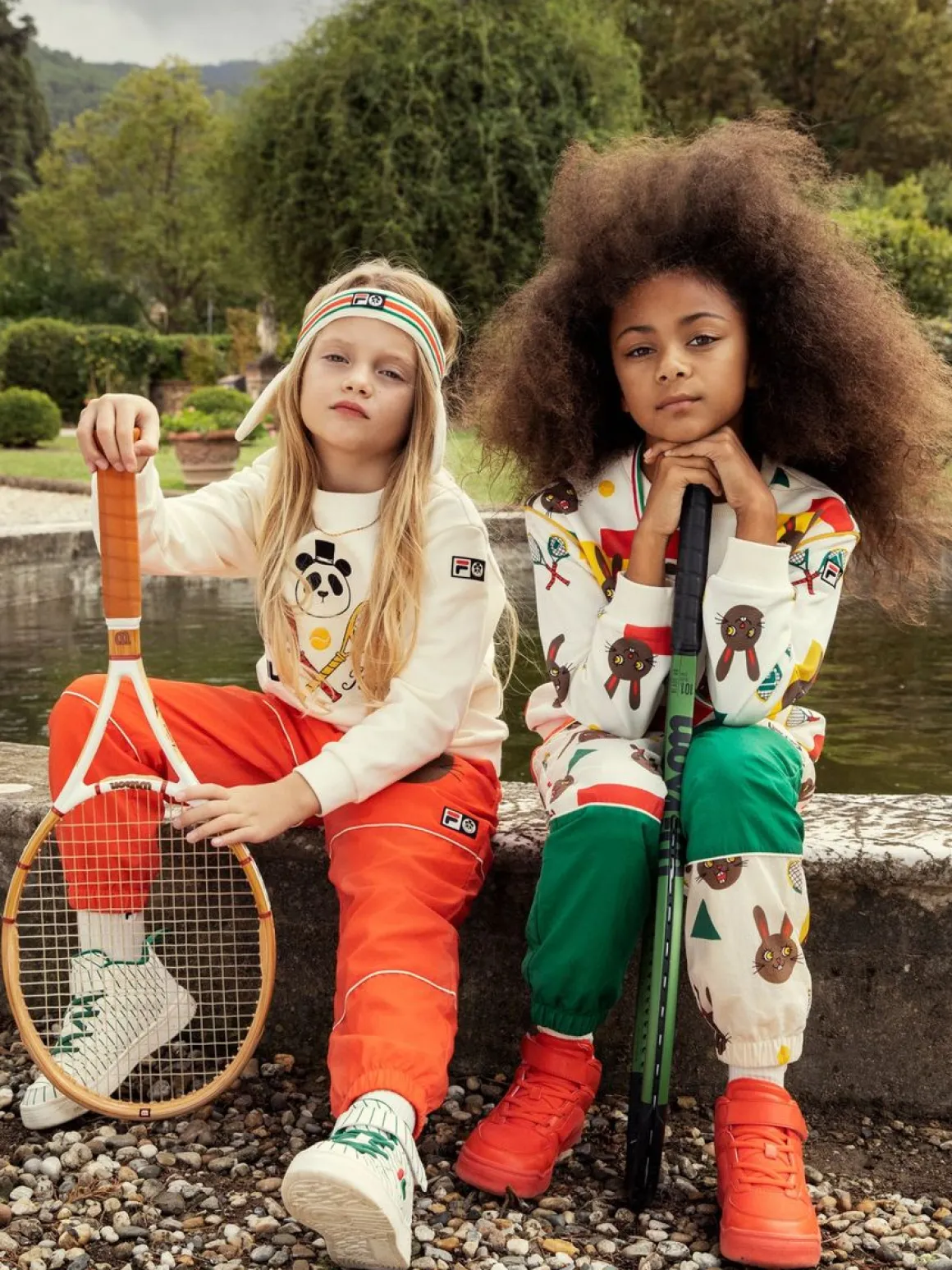 FILA x M.Rodini Broderad Sweatshirt