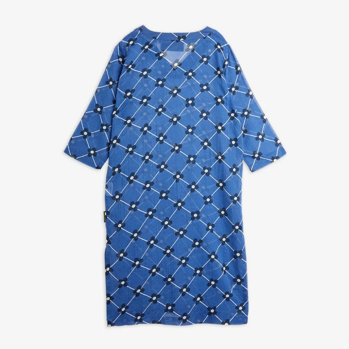Flower Check Vävd Kaftan