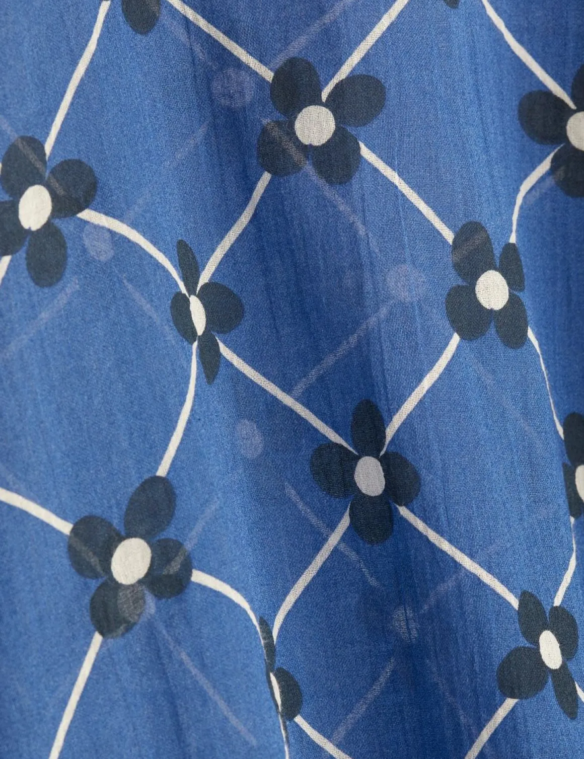 Flower Check Vävd Kaftan