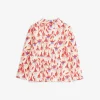 Fuchsia Långärmad T-Shirt