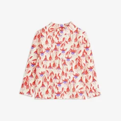 Fuchsia Långärmad T-Shirt