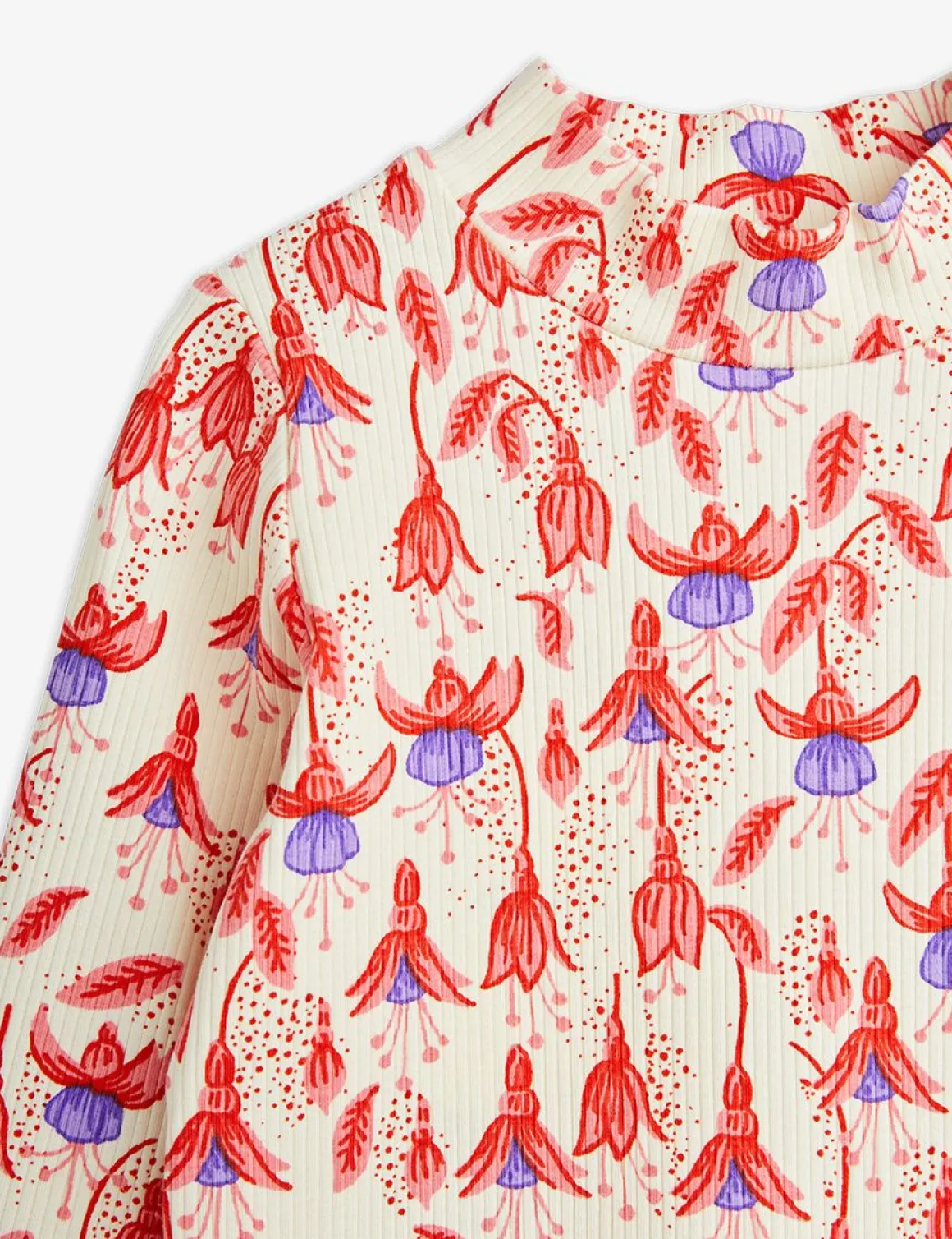 Fuchsia Långärmad T-Shirt