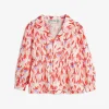 Fuchsia Vävd Blus