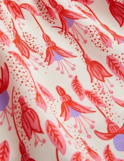 Fuchsia Vävd Blus