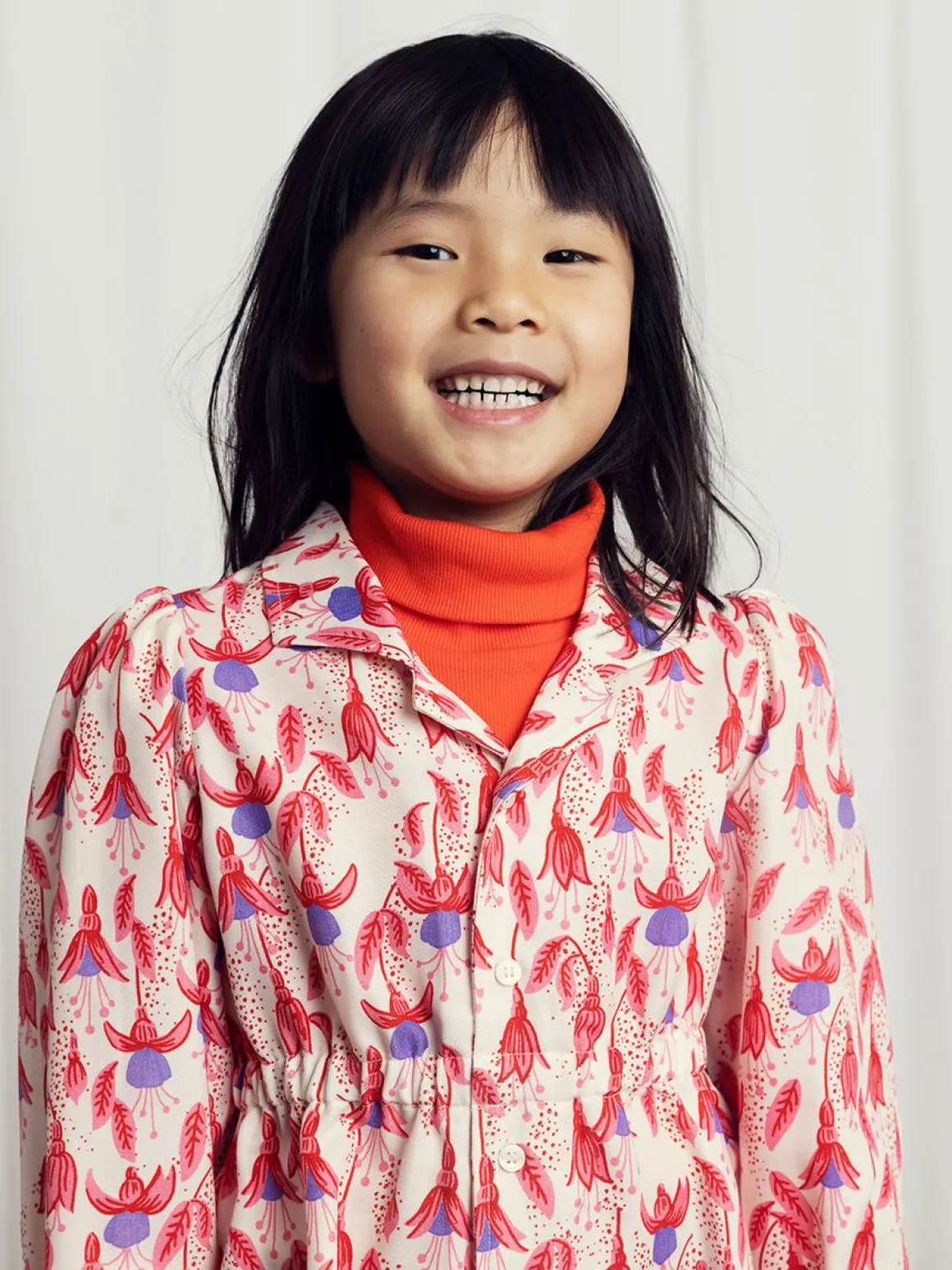 Fuchsia Vävd Blus