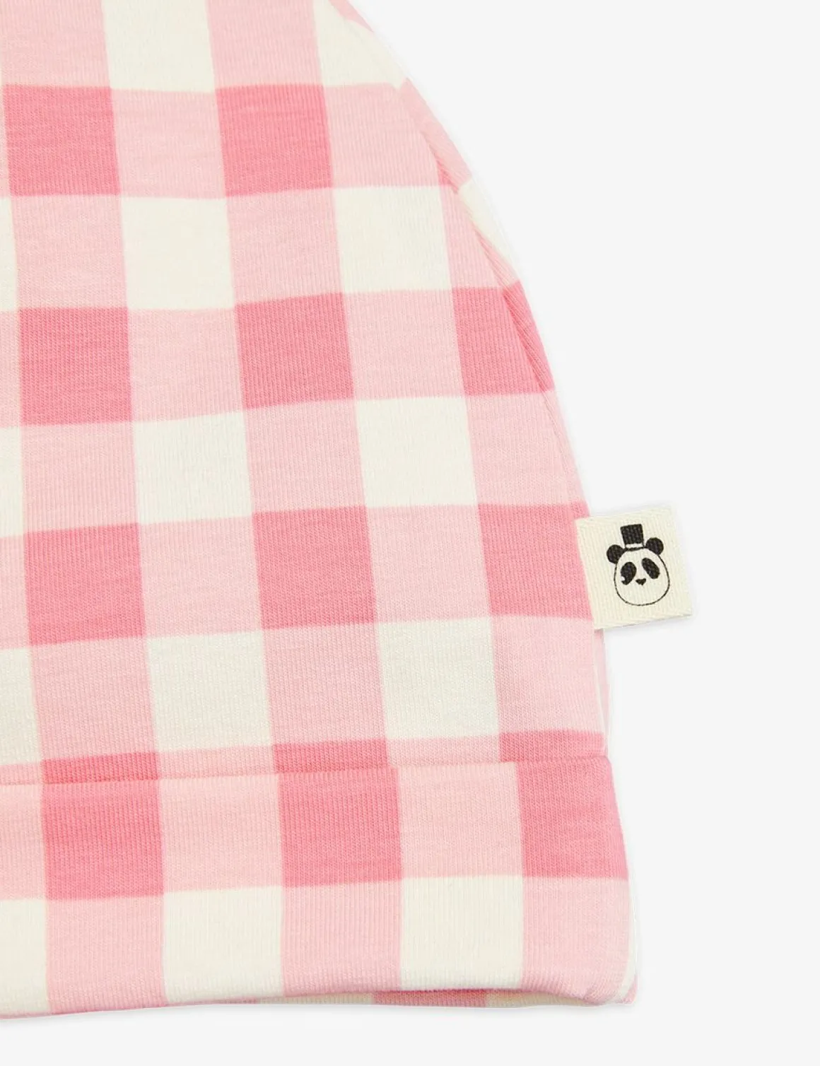 Gingham Check Beanie