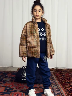 Houndstooth Puffjacka