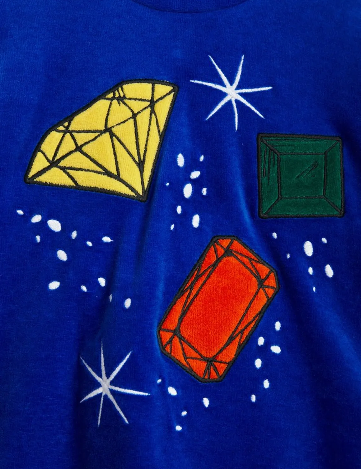 Jewels Velour Sweatshirt