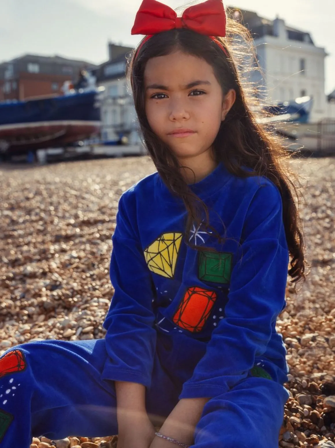 Jewels Velour Sweatshirt