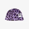Leopard Baby Beanie Lila