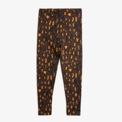 Leopard Borstade Leggings