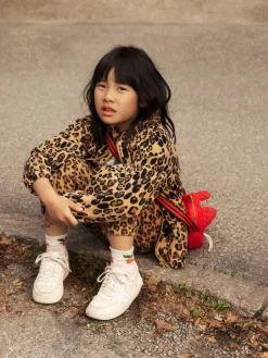 Leopard Fleecejacka
