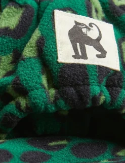 Leopard fleecevantar
