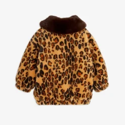 Leopard Fuskpälsjacka