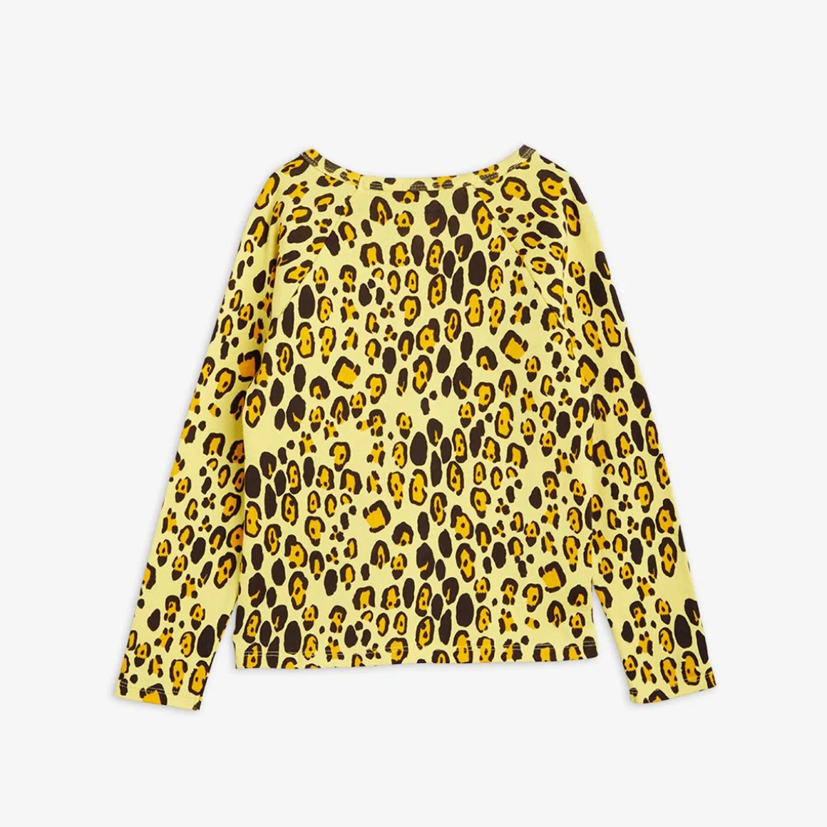 Leopard Långärmad T-shirt Gul