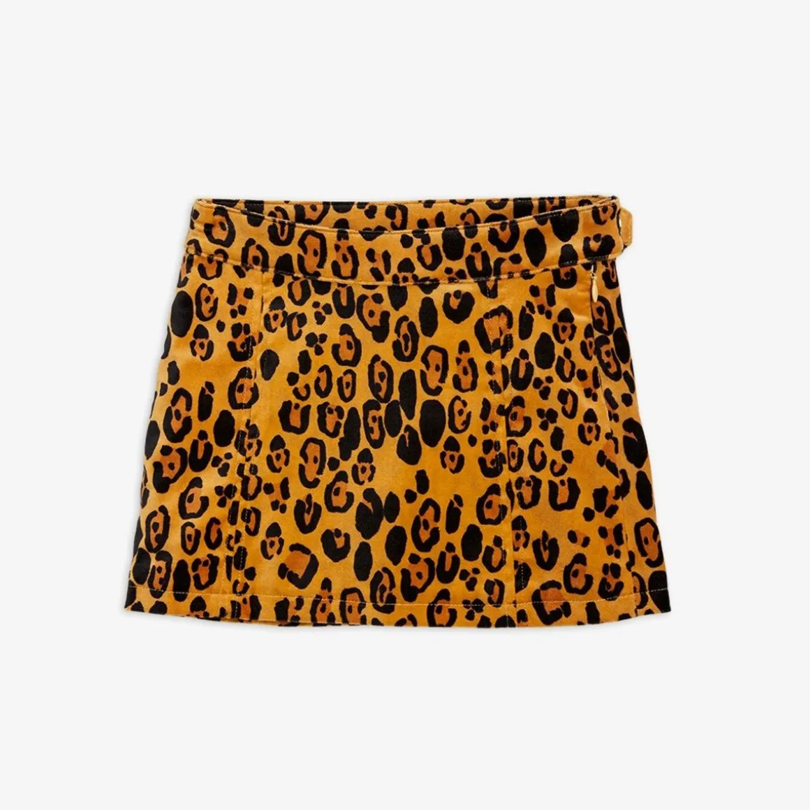 Leopard Sammetskjol