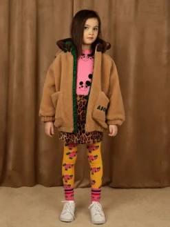 Leopard Sammetskjol