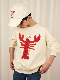 Lobster Broderad Keps